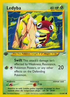 Ledyba Pokémon card, number 71