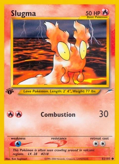 Slugma Pokémon card, number 82