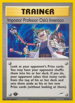 Impostor Professor Oak's Invention Pokémon card, number 94