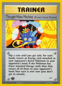 Thought Wave Machine Pokémon card, number 96