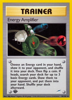Energy Amplifier Pokémon card, number 98