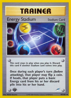 Energy Stadium Pokémon card, number 99