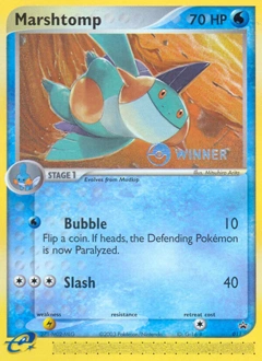 Marshtomp Pokémon card, number 11