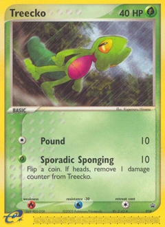 Treecko Pokémon card, number 16