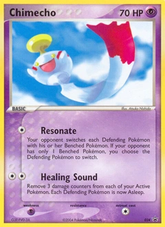 Chimecho Pokémon card, number 24