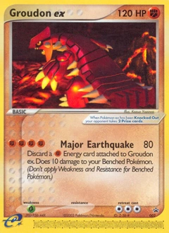 Groudon ex Pokémon card, number 2