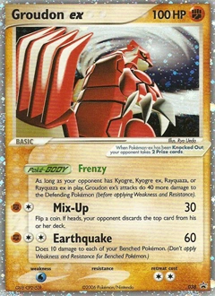 Groudon ex Pokémon card, number 38