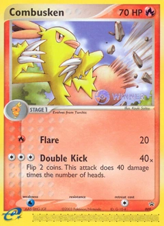 Combusken Pokémon card, number 9