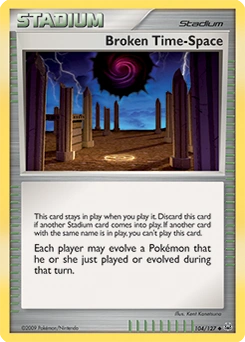 Broken Time-Space Pokémon card, number 104