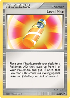 Level Max Pokémon card, number 107