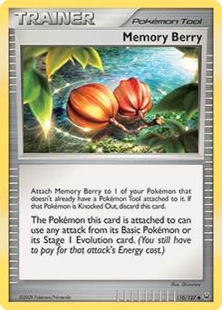 Memory Berry Pokémon card, number 110
