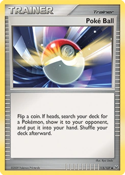 Poké Ball Pokémon card, number 113