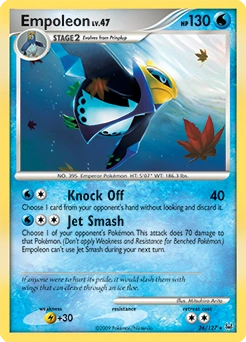 Empoleon Pokémon card, number 26