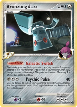 Bronzong G Pokémon card, number 41