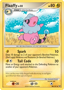Flaaffy Pokémon card, number 48