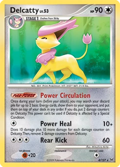Delcatty Pokémon card, number 4