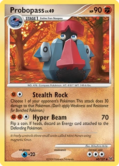 Probopass Pokémon card, number 60