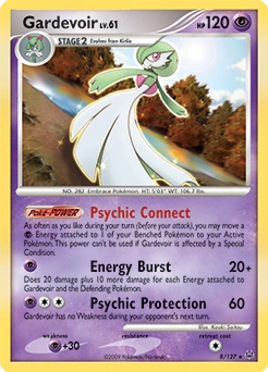 Gardevoir Pokémon card, number 8