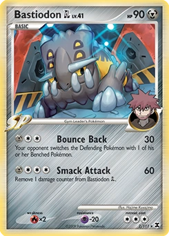 Bastiodon GL Pokémon card, number 2
