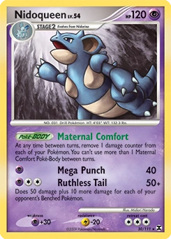 Nidoqueen Pokémon card, number 30