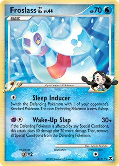 Froslass GL Pokémon card, number 6