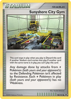Sunyshore City Gym Pokémon card, number 94