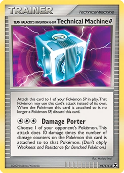 Team Galactic's Invention G-107 Technical Machine G Pokémon card, number 95