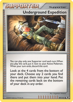 Underground Expedition Pokémon card, number 97
