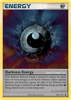 Darkness Energy Pokémon card, number 99