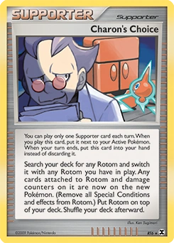 Charon's Choice Pokémon card, number RT6