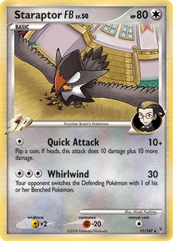 Staraptor FB Pokémon card, number 11