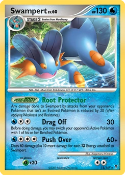 Swampert Pokémon card, number 12