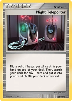 Night Teleporter Pokémon card, number 138