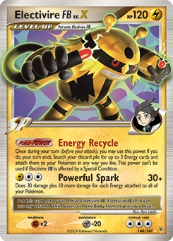 Electivire FB LV.X Pokémon card, number 144