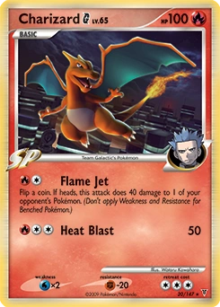 Charizard G Pokémon card, number 20