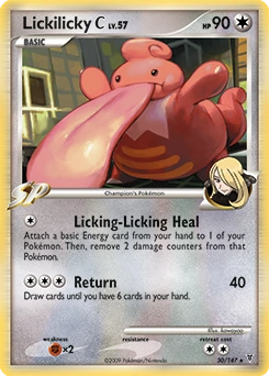 Lickilicky C Pokémon card, number 30
