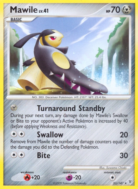 Mawile Pokémon card from Supreme Victors, number 33 (Standard print)