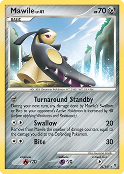 Mawile Pokémon card, number 33