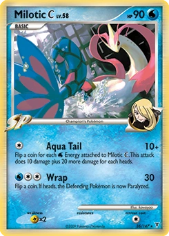 Milotic C Pokémon card, number 35
