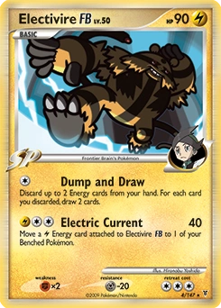 Electivire FB Pokémon card, number 4