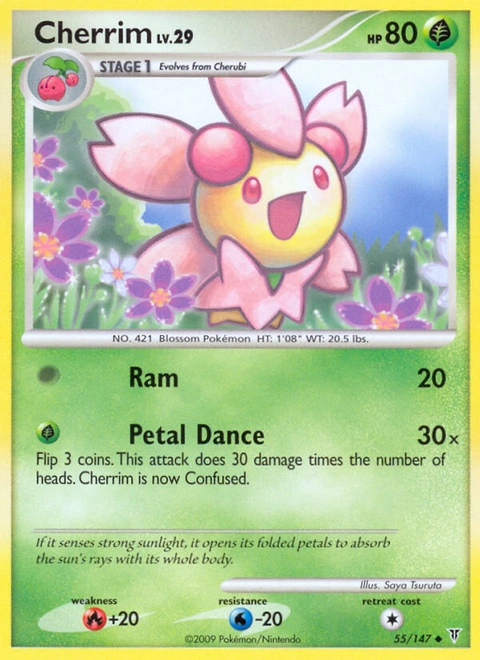 Cherrim Pokémon card from Supreme Victors, number 55 (Standard print)