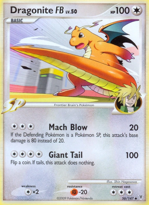 Dragonite FB Pokémon card from Supreme Victors, number 56 (Standard print)