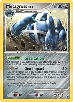Metagross Pokémon card, number 7