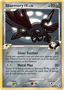 Skarmory FB Pokémon card, number 83