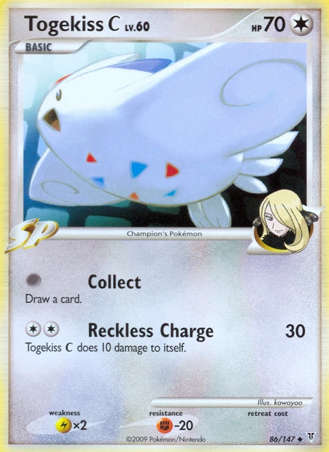 Togekiss C Pokémon card from Supreme Victors, number 86 (Standard print)