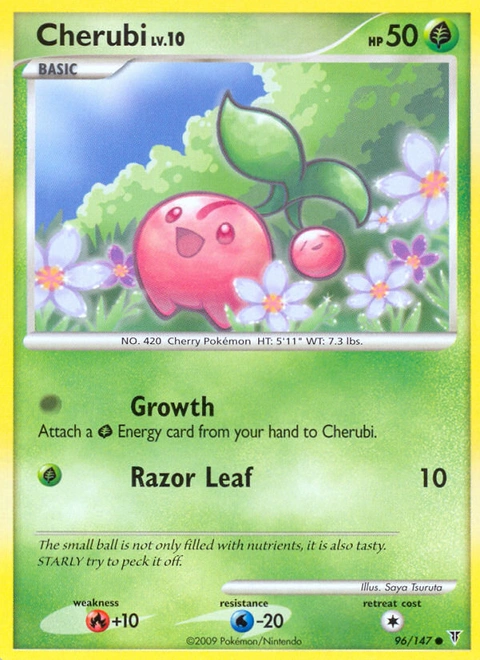 Cherubi Pokémon card from Supreme Victors, number 96 (Standard print)