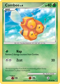 Combee Pokémon card, number 99
