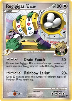 Regigigas FB Pokémon card, number 9