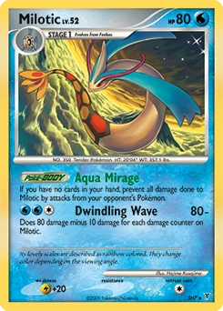 Milotic Pokémon card, number SH7