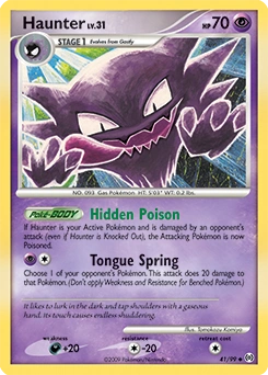 Haunter Pokémon card, number 41